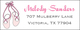 Ballet Slipper Return Address Labels Image 1 of 2